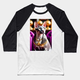 Sphynx Royal Diva Baseball T-Shirt